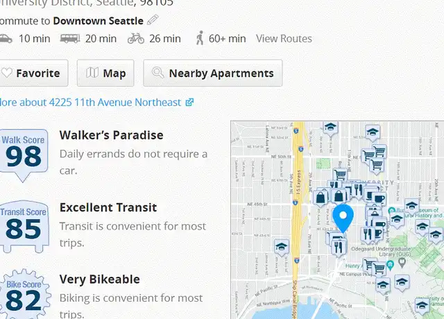 Property at UDH - University District Heights - 4225 11th Ave NE, Seattle, WA, 98105, 2 beds, 1 bath, [object Object]