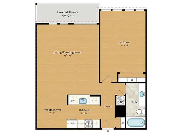 Property at 1222 Oak Grove Associates LLC - 1222 Oak Grove Ave, Burlingame, CA, 94010, 1 bed, 1 bath, [object Object]