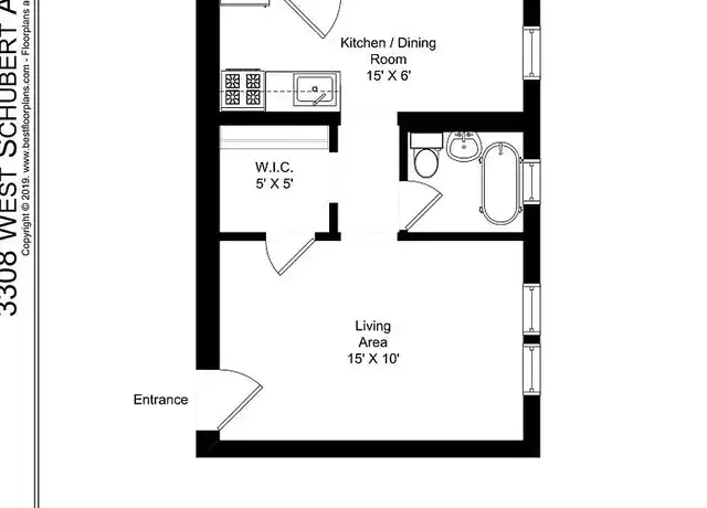 Property at 2700 Spaulding LLC - 2700 N Spaulding Ave, Chicago, IL, 60647, 0-1 beds, 1 bath, [object Object]