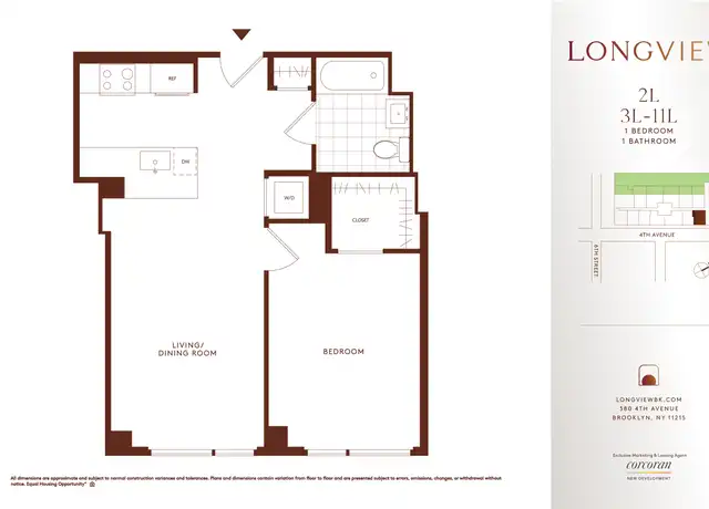 Property at 380 4th Ave Unit 5L, Brooklyn, NY, 11215, 1 bed, 1 bath, [object Object]