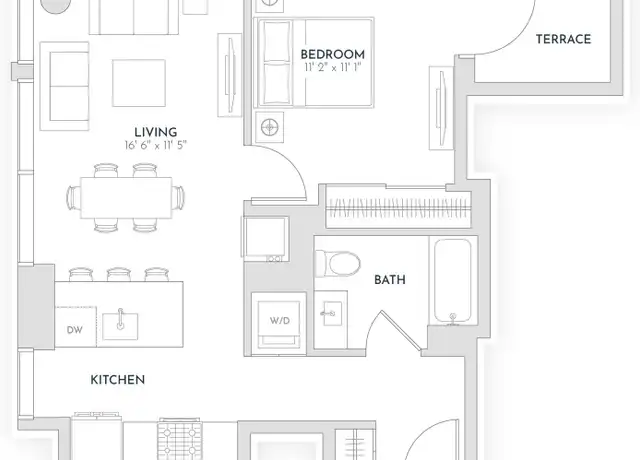 Property at 1125 W Van Buren St Unit 905, Chicago, IL, 60607, 1 bed, 1 bath, [object Object]