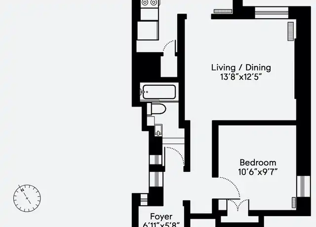 Property at 239 W 105th St Unit 6, New York, NY, 10025, 1 bed, 1 bath, [object Object]