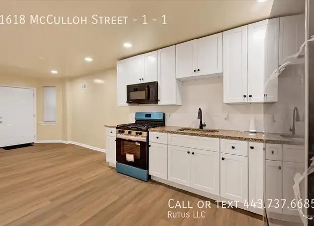 Property at 1618 McCulloh St Unit 1, Baltimore, MD, 21217, 2 beds, 1 bath, [object Object]