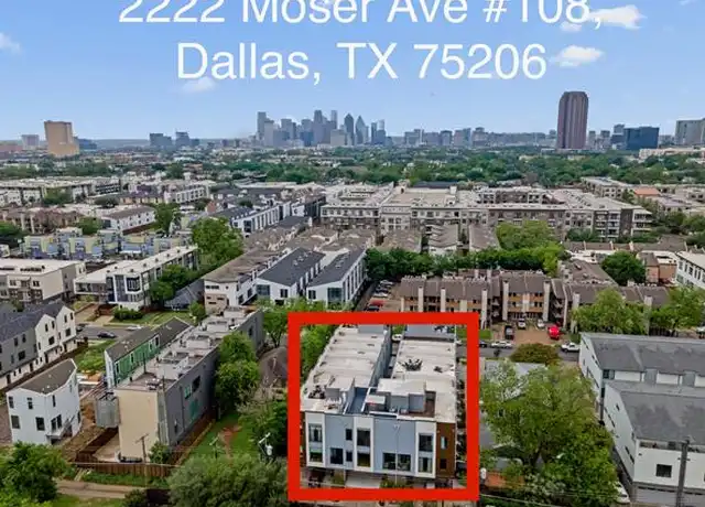 Property at 2222 Moser Ave #108, Dallas, TX, 75206, 2 beds, 2.5 baths, [object Object]