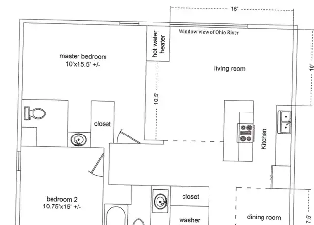 Property at 828 Sunset Ave Unit 830, Evansville, IN, 47713, 2 beds, 2 baths, [object Object]