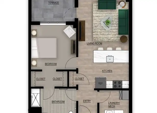 Property at 1632 N Franklin Pl Unit 301, Milwaukee, WI, 53202, 2 beds, 2 baths, [object Object]