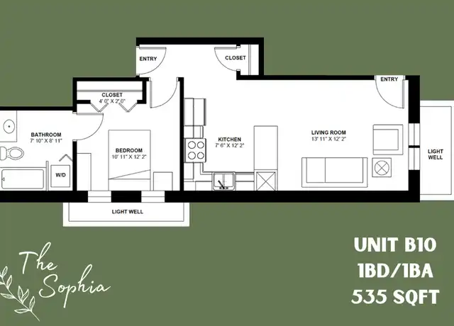 Property at 306 N Blair St Unit B10, Madison, WI, 53703, 1 bed, 1 bath, [object Object]