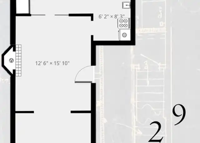 Property at 129 W 15th St Unit 2, New York, NY, 10011, 1 bed, 1 bath, [object Object]
