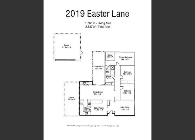Property at 2019 Easter Ln, New Orleans, LA, 70114, 3 beds, 2 baths, [object Object]