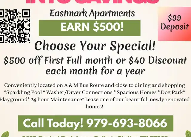Property at Eastmark at Wolf Pen - 2400 Central Park Ln, College Station, TX, 77840, 1-2 bed, 1-2 bath, [object Object]