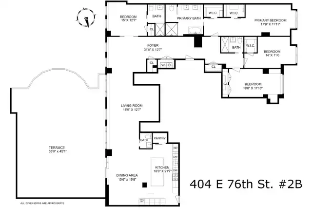 Property at 404 E 76th St Unit 2B, New York, NY, 10021, 4 beds, 3.5 baths, [object Object]