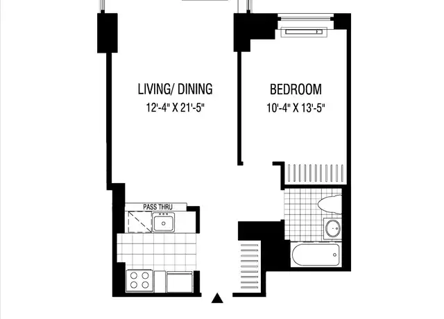 Property at 2 Gold St Unit 2512, New York, NY, 10038, 1 bed, 1 bath, [object Object]