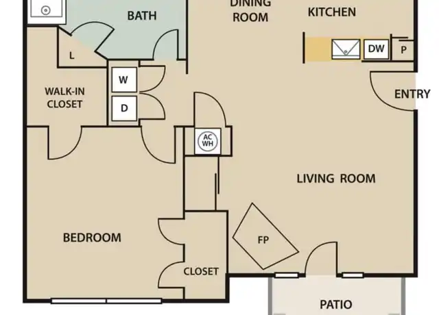 Property at 200 Dominion Park Dr Unit P0625, Houston, TX, 77090, 1 bed, 1 bath, [object Object]