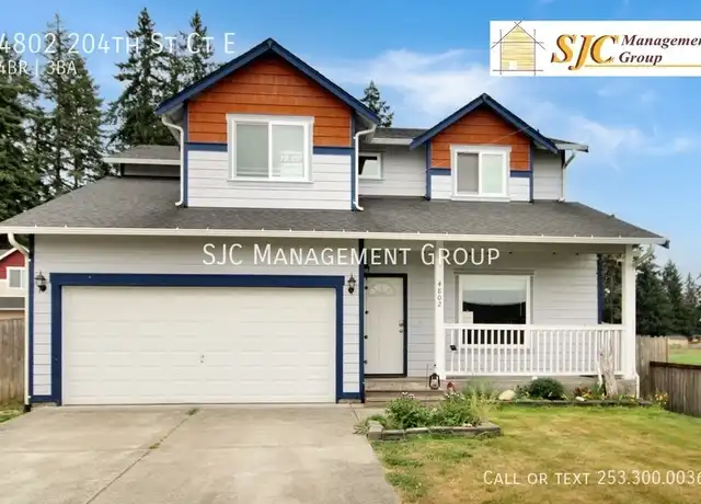 Property at 4802 204th Street Ct E, Spanaway, WA, 98387, 4 beds, 2.5 baths, [object Object]