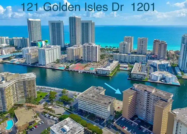Property at 121 Golden Isles Dr #1201, Hallandale Beach, FL, 33009, 3 beds, 2 baths, [object Object]