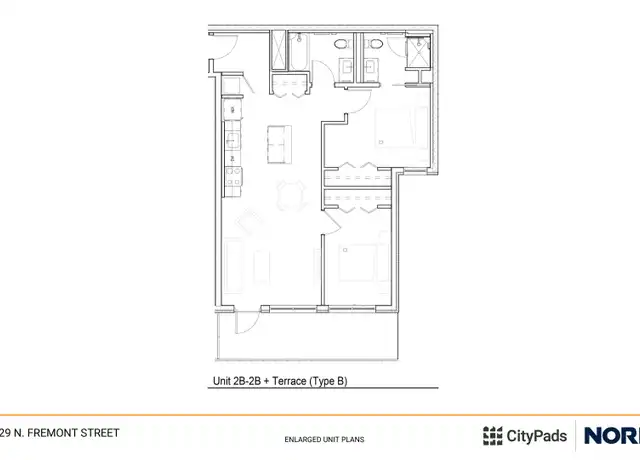 Property at 1529 N Fremont St Unit 233, Chicago, IL, 60642, 2 beds, 2 baths, [object Object]