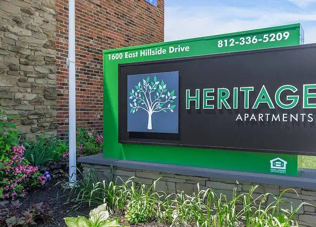 Property at Heritage Apartments - 1600 E Hillside Dr, Bloomington, IN, 47401, 1 bed, 1 bath, [object Object]