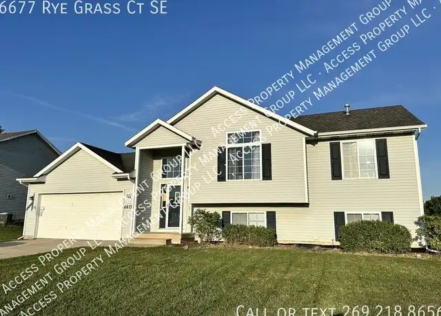 Property at 6677 Rye Grass Ct SE, Grand Rapids, MI, 49508, 3 beds, 2 baths, [object Object]