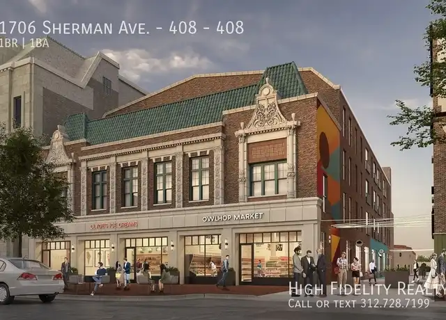 Property at 1706 Sherman Ave Unit 408, Evanston, IL, 60201, 1 bed, 1 bath, [object Object]
