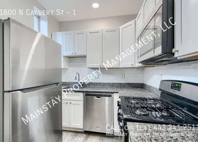 Property at 1800 N Calvert St Unit 1, Baltimore, MD, 21202, 1 bed, 1 bath, [object Object]