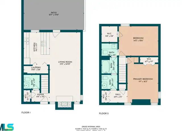 Property at 2448 N Graham Dr Unit 2448, Arlington, TX, 76013, 2 beds, 2.5 baths, [object Object]