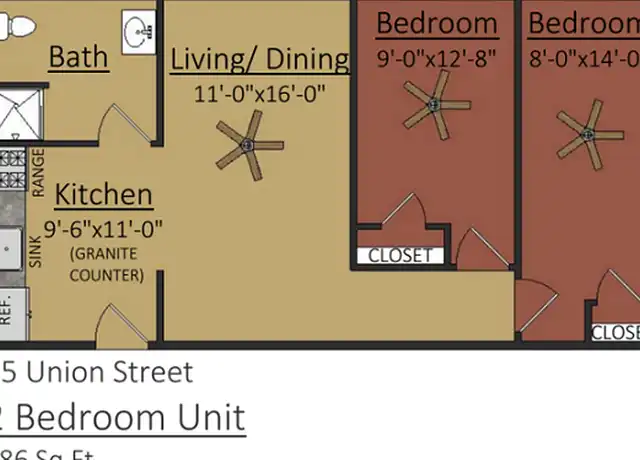 Property at 15 Union St, New Brunswick, NJ, 08901, 2 beds, 1 bath, [object Object]