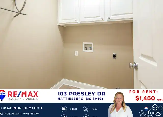 Property at 103 Presley Dr, Hattiesburg, MS, 39401, 3 beds, 2 baths, [object Object]