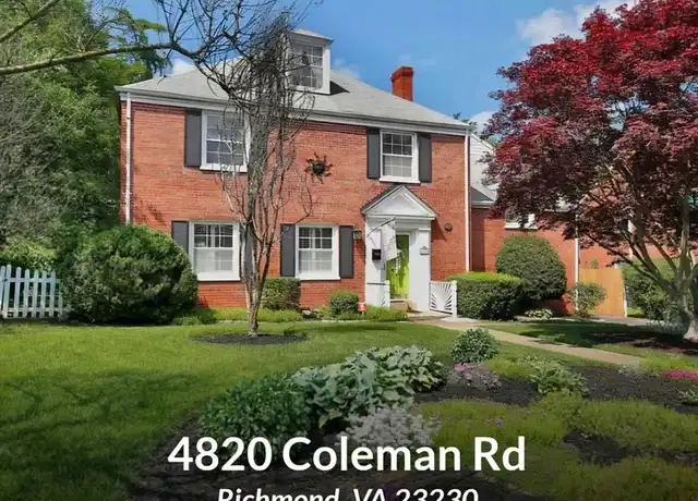 Property at 4820 Coleman Rd, Richmond, VA, 23230, 4 beds, 3.5 baths, [object Object]