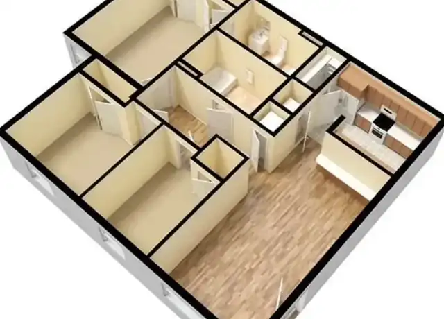 Property at Bickford Square Apartments - 281 Bickford Ave, Memphis, TN, 38107, 3 beds, 2 baths, [object Object]