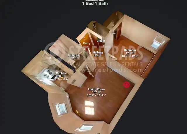 Property at 70 S Huntington Ave, Boston, MA, 02130, 1 bed, 1 bath, [object Object]