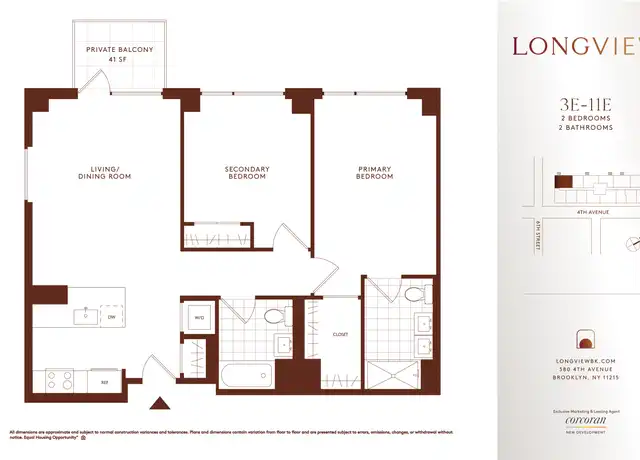 Property at 380 4th Ave Unit 6E, Brooklyn, NY, 11215, 2 beds, 2 baths, [object Object]