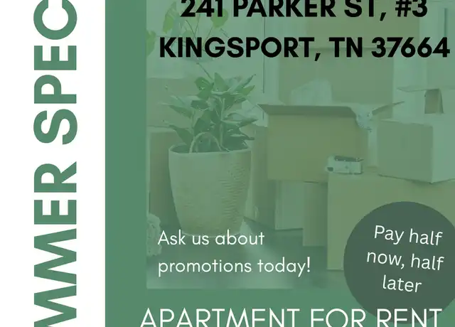 Property at 241 Parker St Unit 3, Kingsport, TN, 37664, 2 beds, 1 bath, [object Object]