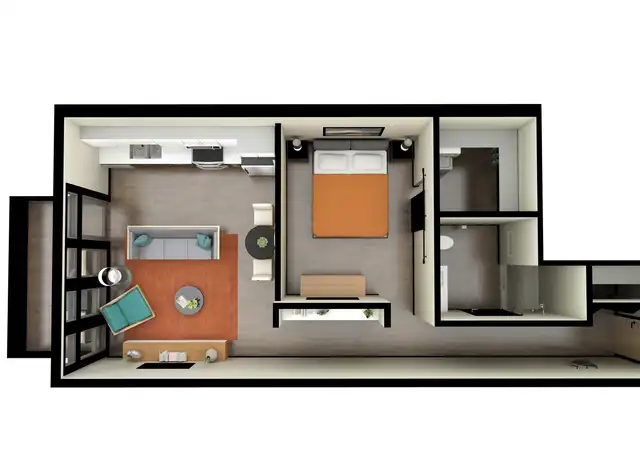 Property at 418 S Tejon St, Colorado Springs, CO, 80903, 1 bed, 1 bath, [object Object]