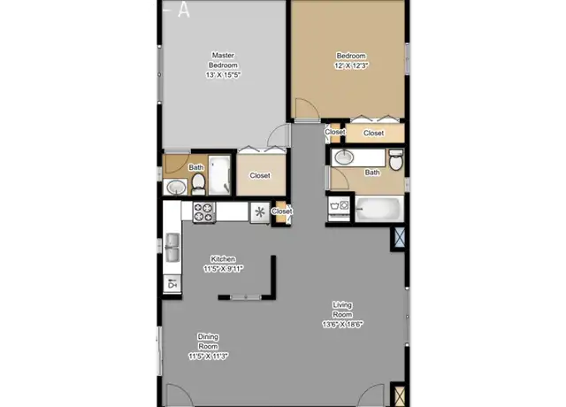 Property at 6704 W 76th St Unit A, Overland Park, KS, 66204, 2 beds, 2 baths, [object Object]