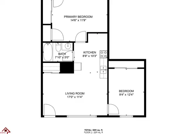 Property at 1619 Jefferson St, Morristown, TN, 37814, 2 beds, 1 bath, [object Object]