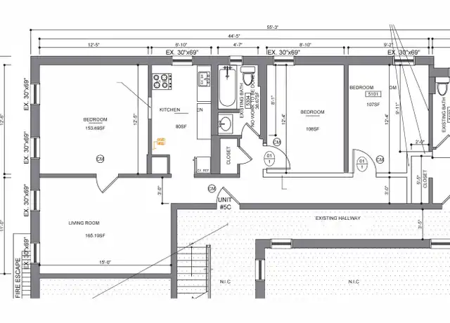Property at 630 W 172nd St Unit 5C, New York, NY, 10032, 3 beds, 1 bath, [object Object]