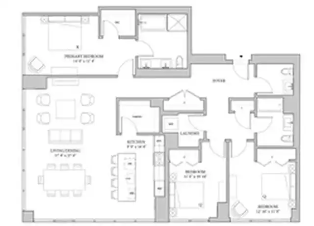 Property at 164 N Peoria St Unit 4006, Chicago, IL, 60607, 3 beds, 2.5 baths, [object Object]