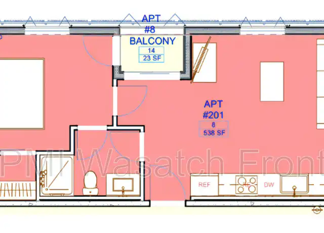 Property at 1314 S 500 E Unit 201, Salt Lake City, UT, 84105, 1 bed, 1 bath, [object Object]