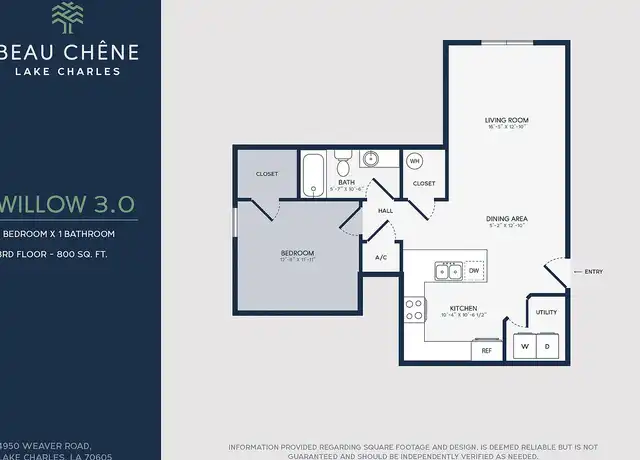 Property at Beau Chene Lake Charles - 4950 Weaver Rd, Lake Charles, LA, 70605, 1-3 bed, 1-2 bath, [object Object]