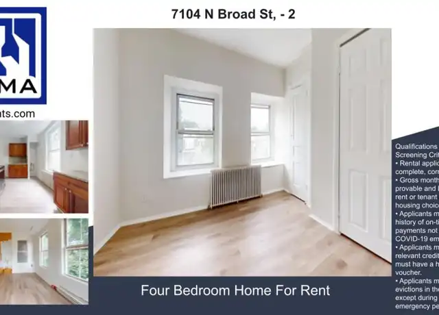 Property at 7104 N Broad St Unit 2, Philadelphia, PA, 19126, 4 beds, 1 bath, [object Object]