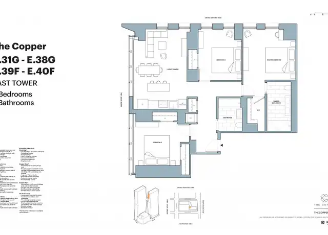 Property at 626 1st Ave Unit E38G, New York, NY, 10016, 3 beds, 2 baths, [object Object]