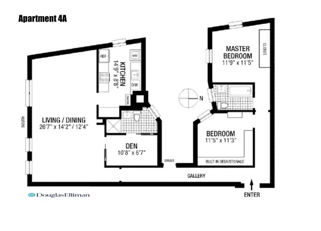 Property at 345 W 70th St Unit 4A, New York, NY, 10023, 2 beds, 2 baths, [object Object]