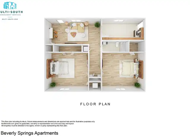 Property at Beverly Springs - 2879 Beverly Hills Rd, Memphis, TN, 38128, 2 beds, 1 bath, [object Object]