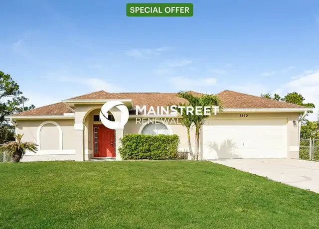 Property at 3220 51st St W, Lehigh Acres, FL, 33971, 3 beds, 2 baths, [object Object]