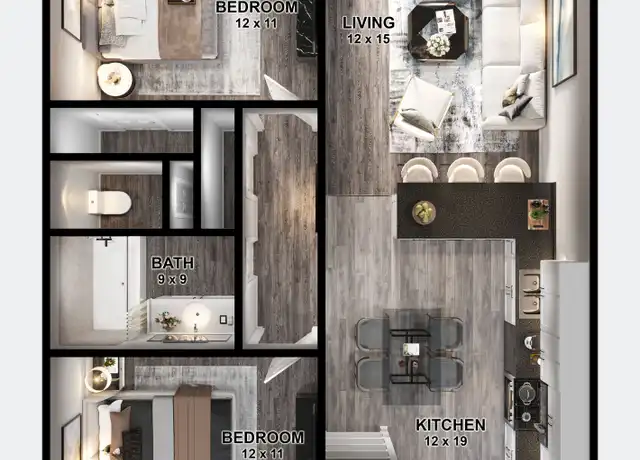Property at 7429 Long Point Rd Unit 808, Houston, TX, 77055, 2 beds, 1 bath, [object Object]