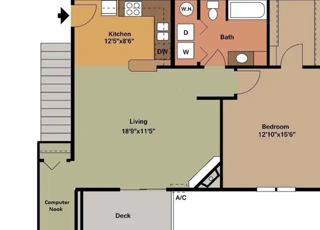 Property at 1300 Walnut St Unit 1200-06, Baraboo, WI, 53913, 1 bed, 1 bath, [object Object]