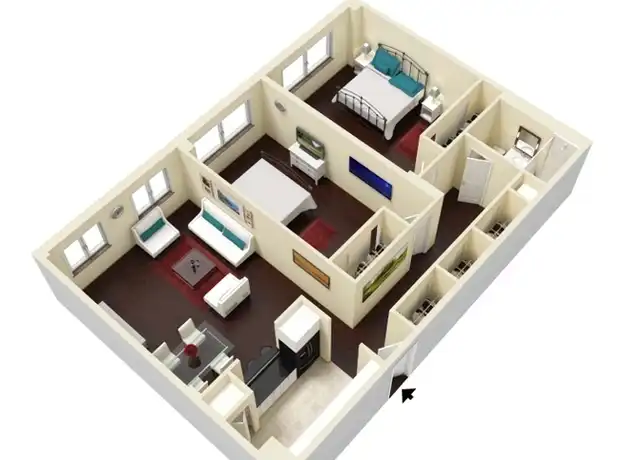 Property at 145 Commercial St Unit 215, Boston, MA, 02109, 2 beds, 1 bath, [object Object]