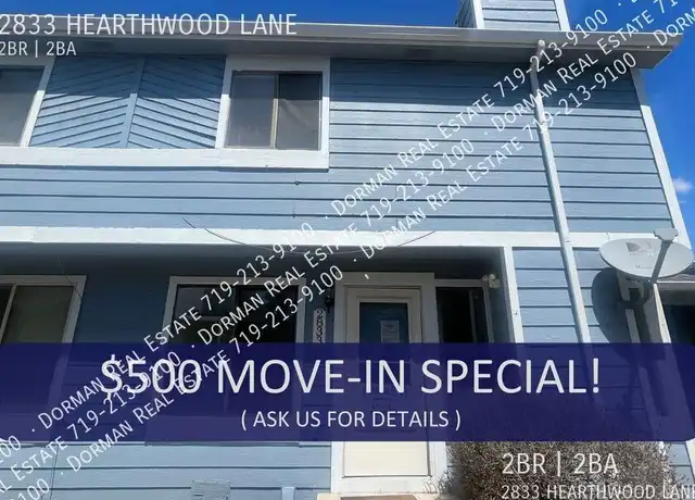 Property at 2833 Hearthwood Ln, Colorado Springs, CO, 80917, 2 beds, 1.5 baths, [object Object]