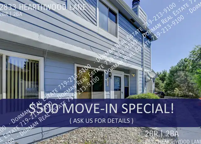 Property at 2833 Hearthwood Ln, Colorado Springs, CO, 80917, 2 beds, 1.5 baths, [object Object]