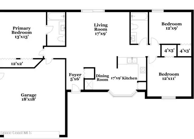 Property at 1790 Lantana Ct NW, Palm Bay, FL, 32907, 3 beds, 2 baths, [object Object]